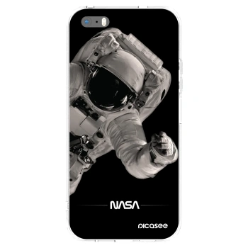 Picasee átlátszó szilikon tok az alábbi mobiltelefonokra Apple iPhone 5/5S/SE - Astronaut Big