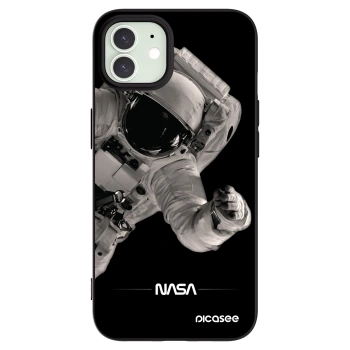 Picasee fekete szilikon tok az alábbi mobiltelefonokra Apple iPhone 12 - Astronaut Big