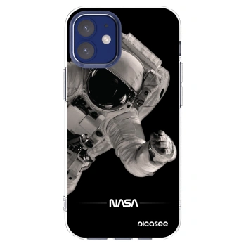 Picasee átlátszó szilikon tok az alábbi mobiltelefonokra Apple iPhone 12 mini - Astronaut Big