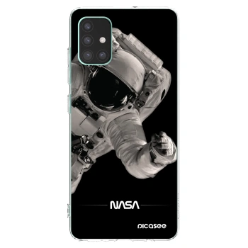 Picasee átlátszó szilikon tok az alábbi mobiltelefonokra Samsung Galaxy M51 M515F - Astronaut Big
