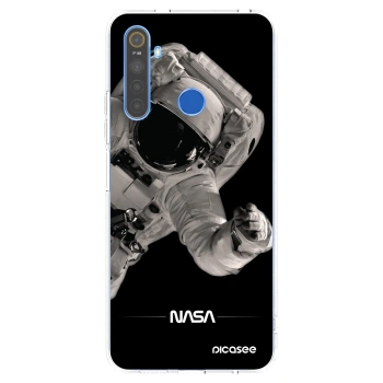 Picasee átlátszó szilikon tok az alábbi mobiltelefonokra Realme 5 - Astronaut Big