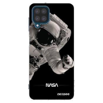Picasee átlátszó szilikon tok az alábbi mobiltelefonokra Samsung Galaxy A12 A125F - Astronaut Big