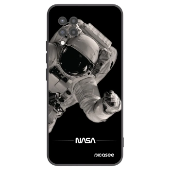 Picasee fekete szilikon tok az alábbi mobiltelefonokra Samsung Galaxy A42 A426B - Astronaut Big