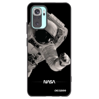 Picasee fekete szilikon tok az alábbi mobiltelefonokra Xiaomi Redmi Note 10 Pro - Astronaut Big