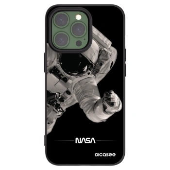 Picasee fekete szilikon tok az alábbi mobiltelefonokra Apple iPhone 13 Pro - Astronaut Big
