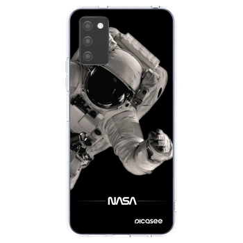 Picasee átlátszó szilikon tok az alábbi mobiltelefonokra Samsung Galaxy A02s A025G - Astronaut Big