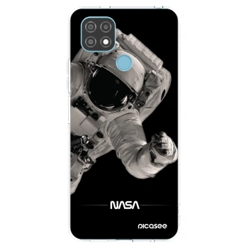Picasee átlátszó szilikon tok az alábbi mobiltelefonokra Realme C21 - Astronaut Big