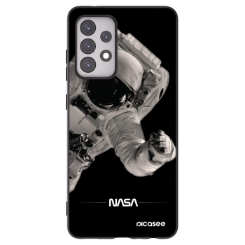 Picasee fekete szilikon tok az alábbi mobiltelefonokra Samsung Galaxy A52s 5G A528B - Astronaut Big