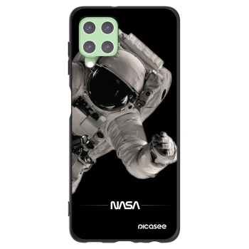 Picasee fekete szilikon tok az alábbi mobiltelefonokra Samsung Galaxy A22 A225F 4G - Astronaut Big