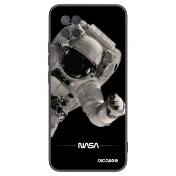 Picasee fekete szilikon tok az alábbi mobiltelefonokra Realme 8 5G - Astronaut Big