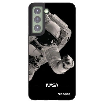 Picasee fekete szilikon tok az alábbi mobiltelefonokra Samsung Galaxy S21 FE 5G - Astronaut Big