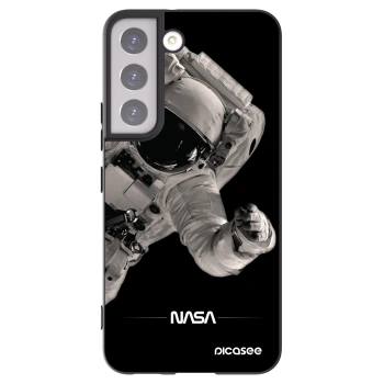 Picasee fekete szilikon tok az alábbi mobiltelefonokra Samsung Galaxy S22 5G - Astronaut Big