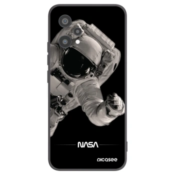 Picasee fekete szilikon tok az alábbi mobiltelefonokra Realme 9 Pro 5G - Astronaut Big