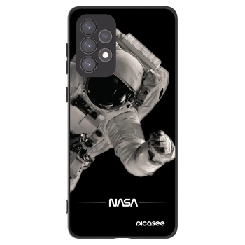 Picasee fekete szilikon tok az alábbi mobiltelefonokra Samsung Galaxy A73 5G - Astronaut Big