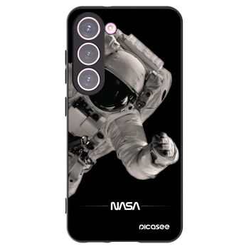 Picasee fekete szilikon tok az alábbi mobiltelefonokra Samsung Galaxy S23 5G - Astronaut Big