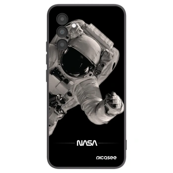 Picasee fekete szilikon tok az alábbi mobiltelefonokra Samsung Galaxy A04s A047F - Astronaut Big