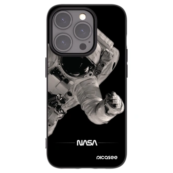 Picasee fekete szilikon tok az alábbi mobiltelefonokra Apple iPhone 15 Pro - Astronaut Big
