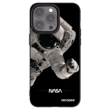 Picasee fekete szilikon tok az alábbi mobiltelefonokra Apple iPhone 15 Pro Max - Astronaut Big