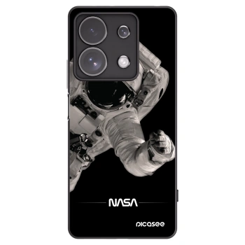 Picasee fekete szilikon tok az alábbi mobiltelefonokra Xiaomi Redmi Note 13 Pro 4G - Astronaut Big