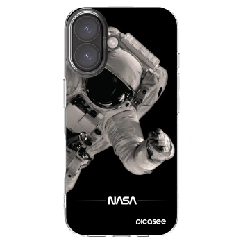 Picasee átlátszó szilikon tok az alábbi mobiltelefonokra Apple iPhone 16 - Astronaut Big