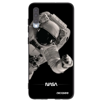 Picasee fekete szilikon tok az alábbi mobiltelefonokra Samsung Galaxy A70 A705F - Astronaut Big