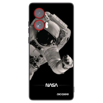 Picasee fekete szilikon tok az alábbi mobiltelefonokra Motorola Edge 50 Fusion - Astronaut Big