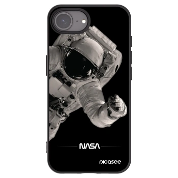 Picasee fekete szilikon tok az alábbi mobiltelefonokra Apple iPhone 17e - Astronaut Big