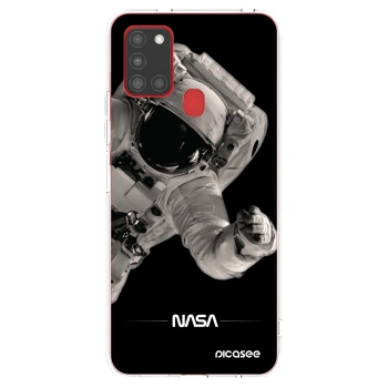 Picasee átlátszó szilikon tok az alábbi mobiltelefonokra Samsung Galaxy A21s - Astronaut Big