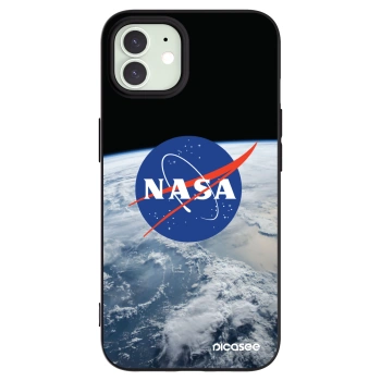Picasee fekete szilikon tok az alábbi mobiltelefonokra Apple iPhone 12 - Nasa Earth
