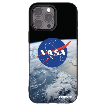 Picasee fekete szilikon tok az alábbi mobiltelefonokra Apple iPhone 16 Pro Max - Nasa Earth
