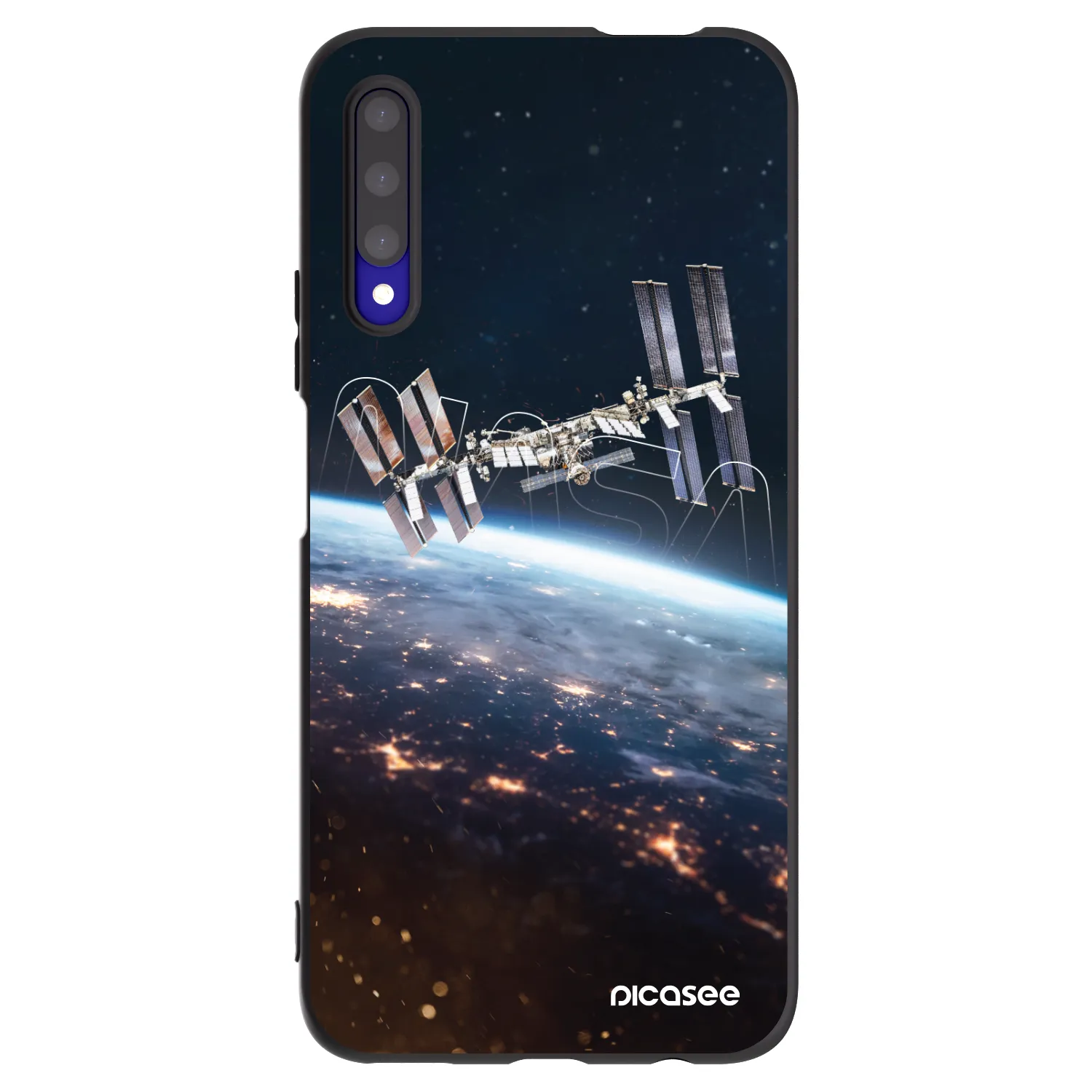 Picasee fekete szilikon tok az alábbi mobiltelefonokra Honor 9X Pro - Station