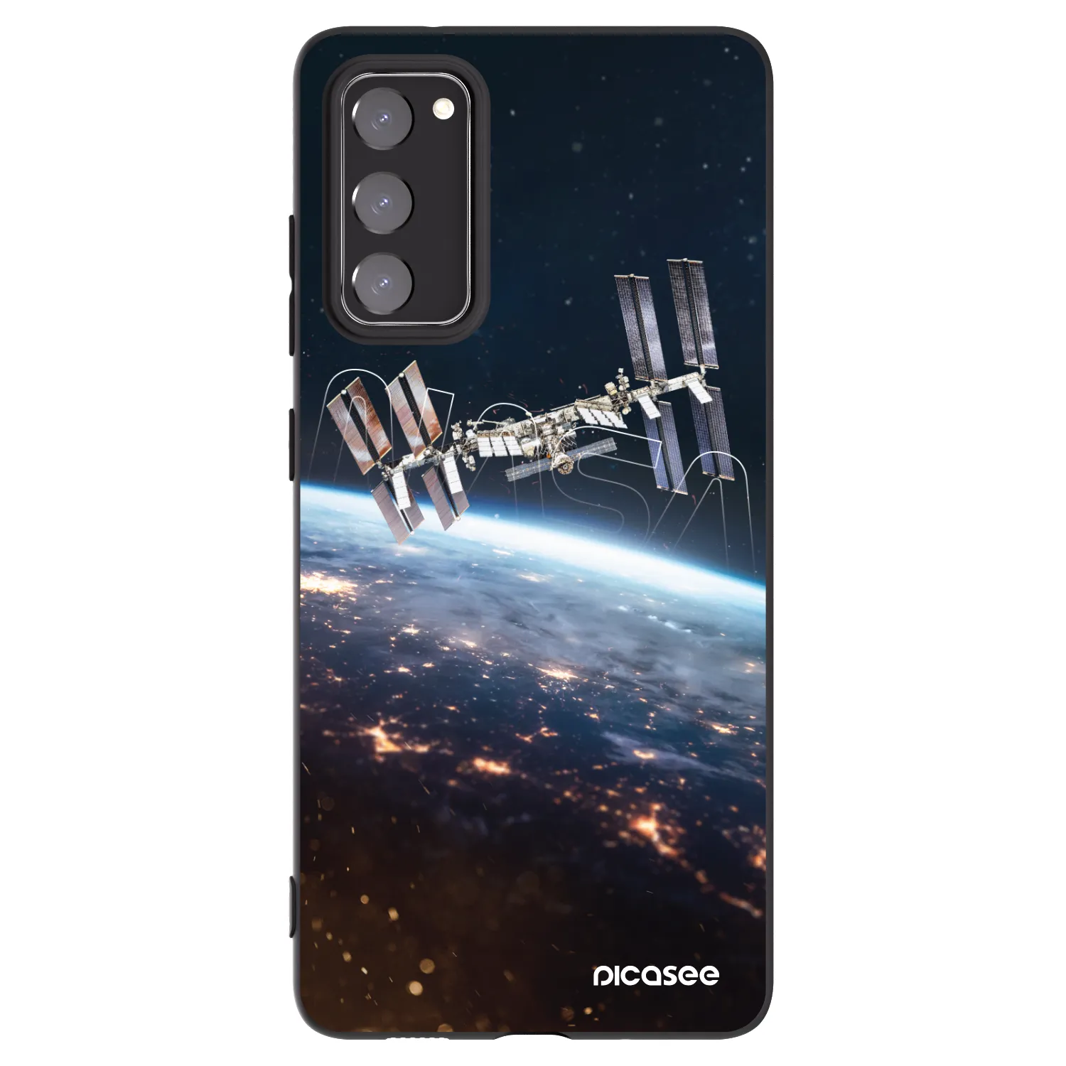 Picasee fekete szilikon tok az alábbi mobiltelefonokra Samsung Galaxy S20 FE - Station