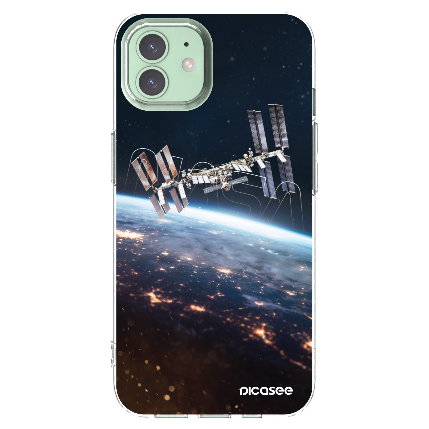 Picasee átlátszó szilikon tok az alábbi mobiltelefonokra Apple iPhone 12 Pro - Station