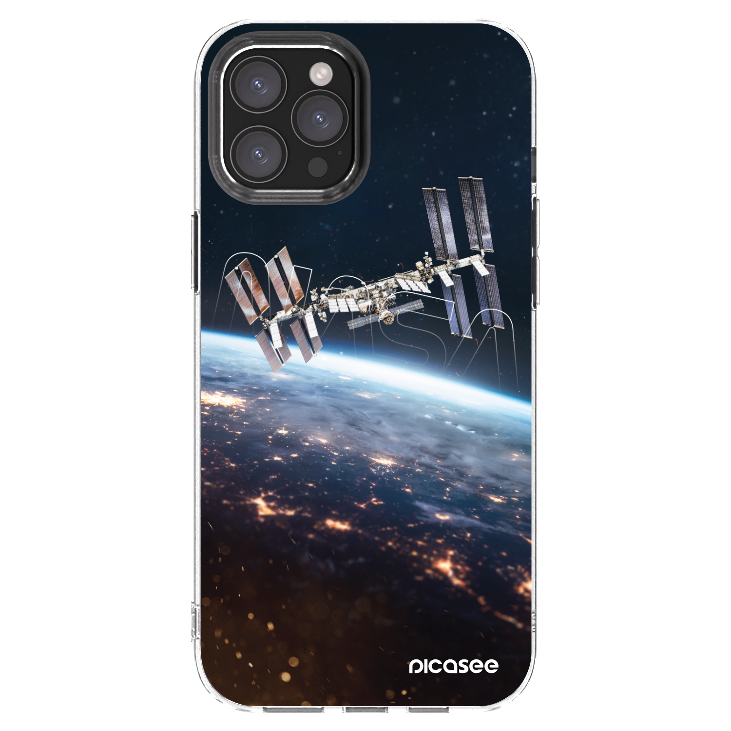 Picasee átlátszó szilikon tok az alábbi mobiltelefonokra Apple iPhone 12 Pro Max - Station