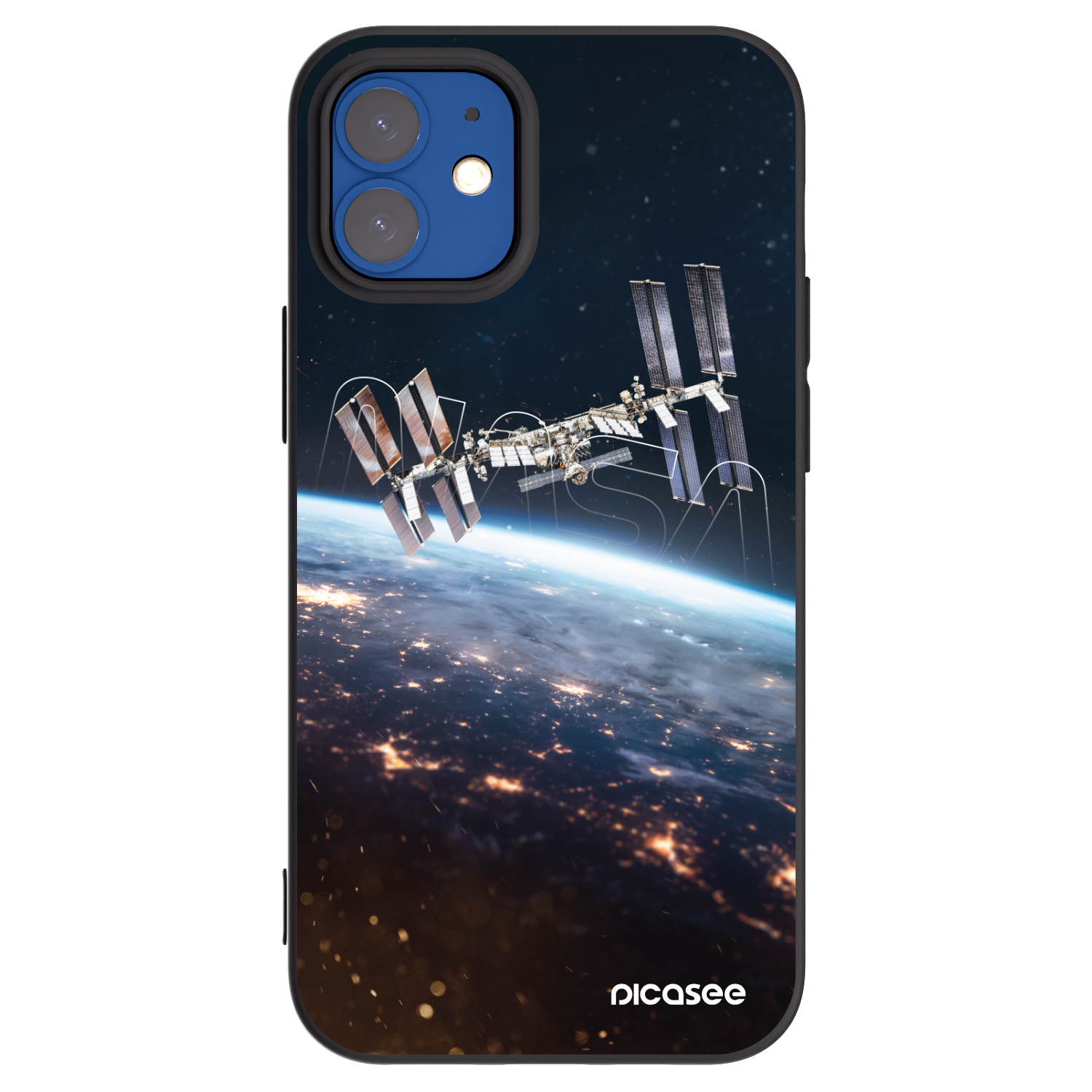 Picasee fekete szilikon tok az alábbi mobiltelefonokra Apple iPhone 12 mini - Station