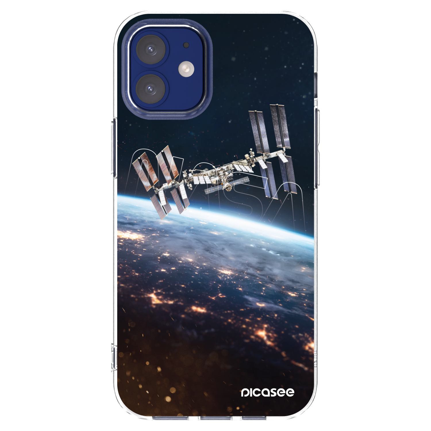 Picasee átlátszó szilikon tok az alábbi mobiltelefonokra Apple iPhone 12 mini - Station