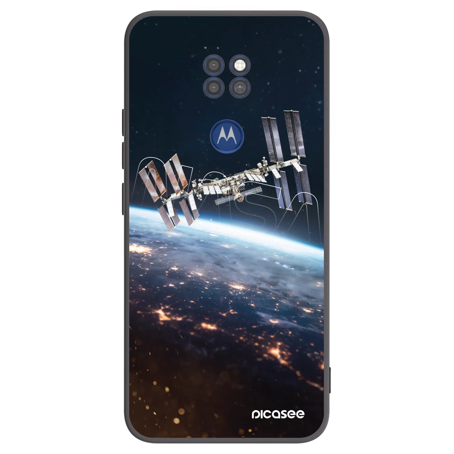 Picasee fekete szilikon tok az alábbi mobiltelefonokra Motorola Moto G9 Play - Station