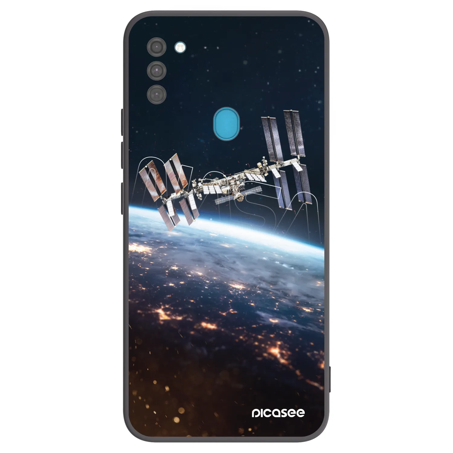 Picasee fekete szilikon tok az alábbi mobiltelefonokra Samsung Galaxy M11 - Station