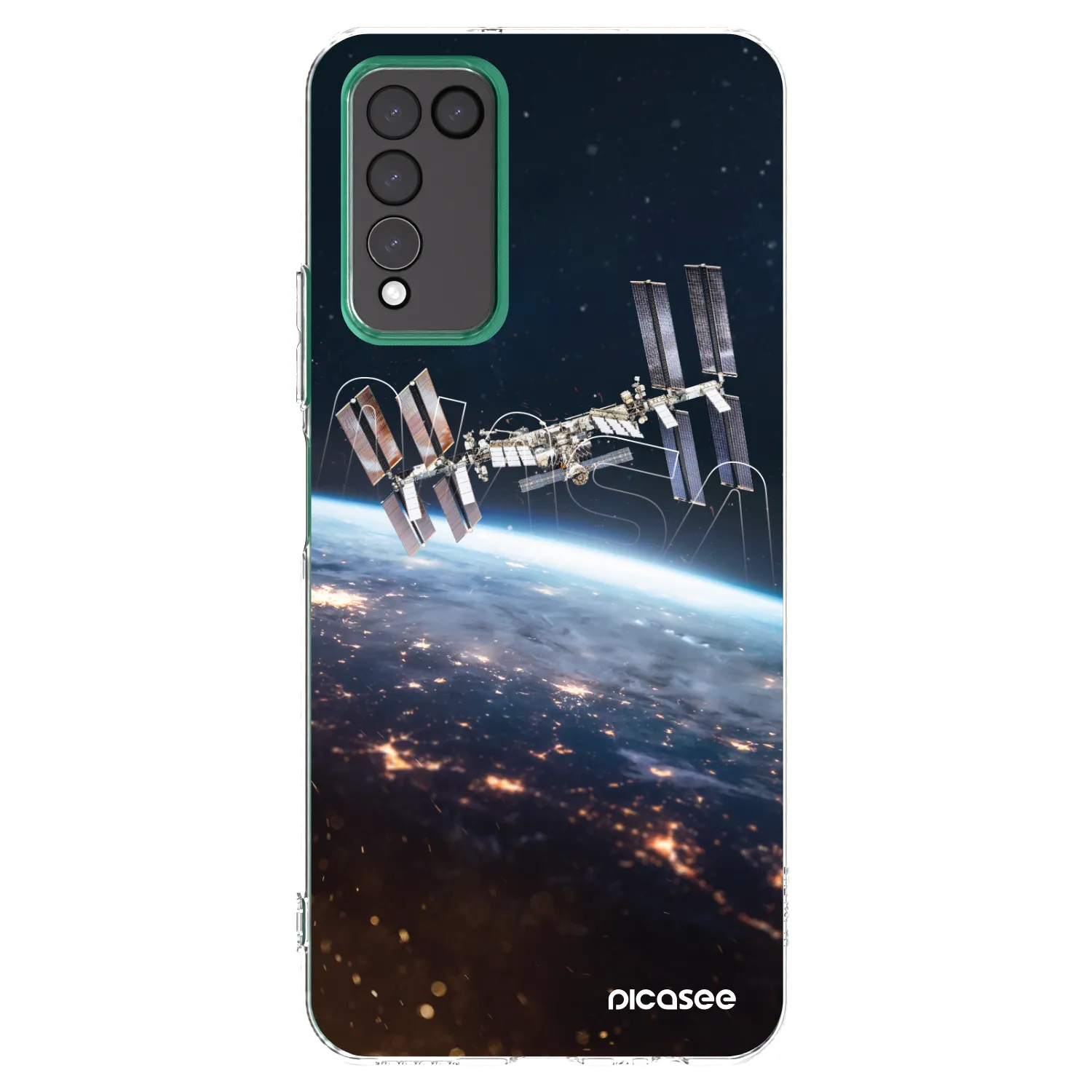 Picasee átlátszó szilikon tok az alábbi mobiltelefonokra Honor 10X Lite - Station