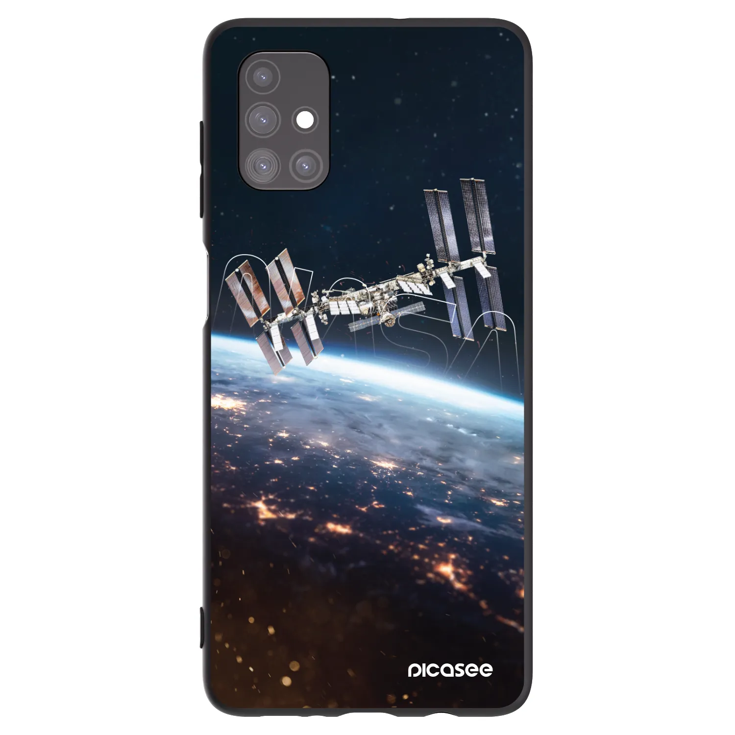 Picasee fekete szilikon tok az alábbi mobiltelefonokra Samsung Galaxy M51 M515F - Station