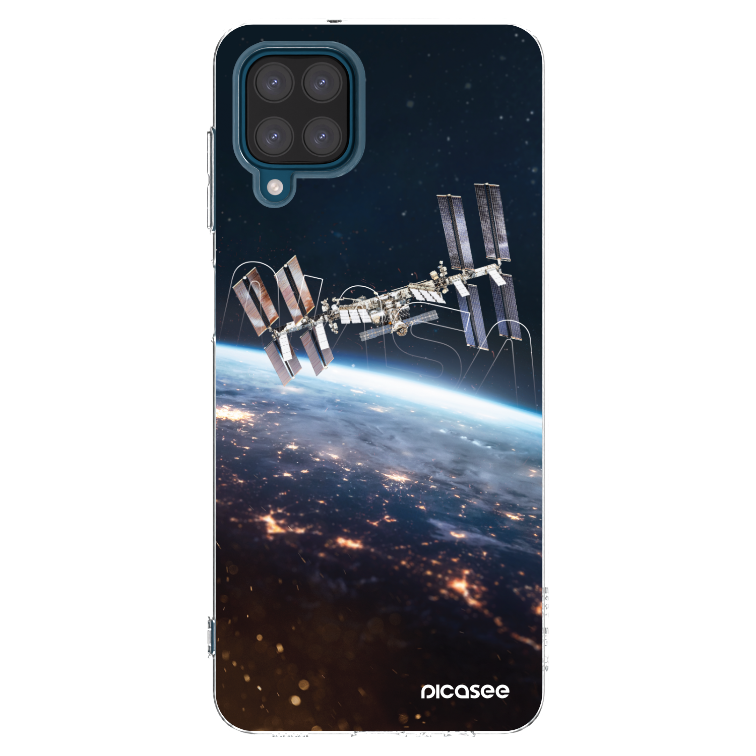 Picasee átlátszó szilikon tok az alábbi mobiltelefonokra Samsung Galaxy A12 A125F - Station
