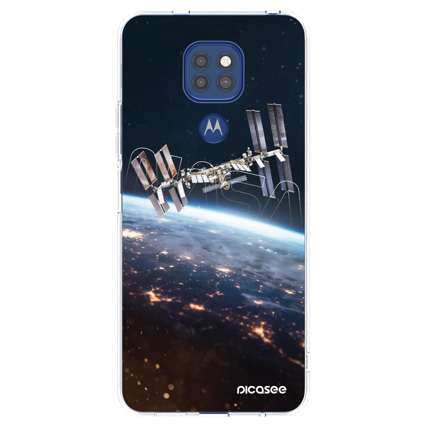 Picasee átlátszó szilikon tok az alábbi mobiltelefonokra Motorola Moto G9 Play - Station