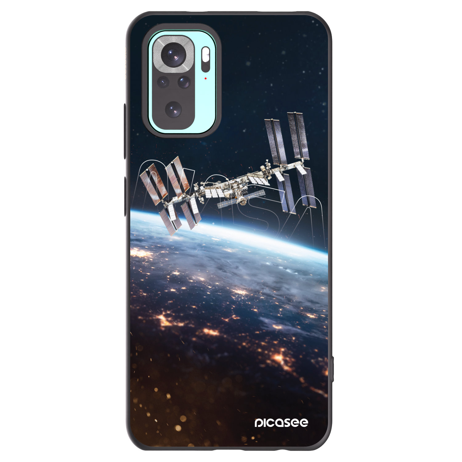 Picasee fekete szilikon tok az alábbi mobiltelefonokra Xiaomi Redmi Note 10 Pro - Station