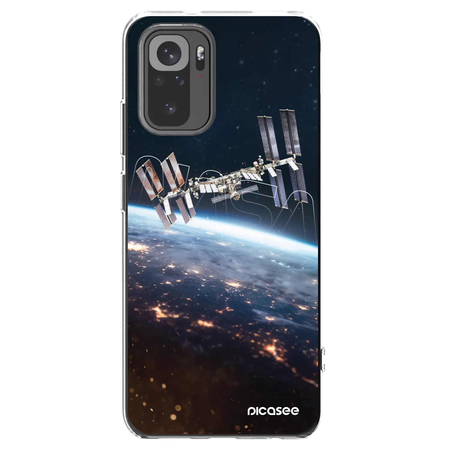 Picasee átlátszó szilikon tok az alábbi mobiltelefonokra Xiaomi Redmi Note 10S - Station