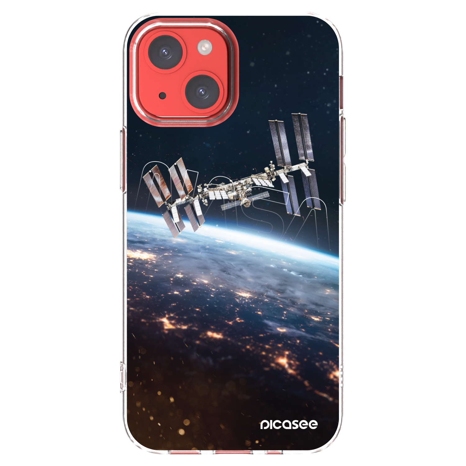 Picasee átlátszó szilikon tok az alábbi mobiltelefonokra Apple iPhone 13 mini - Station