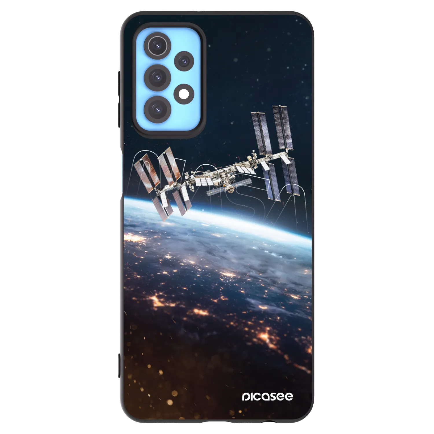 Picasee fekete szilikon tok az alábbi mobiltelefonokra Samsung Galaxy A32 4G SM-A325F - Station