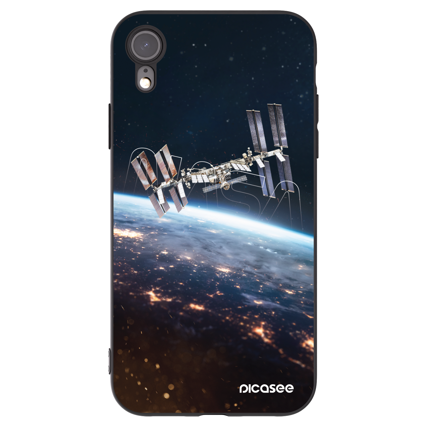Picasee fekete szilikon tok az alábbi mobiltelefonokra Apple iPhone XR - Station