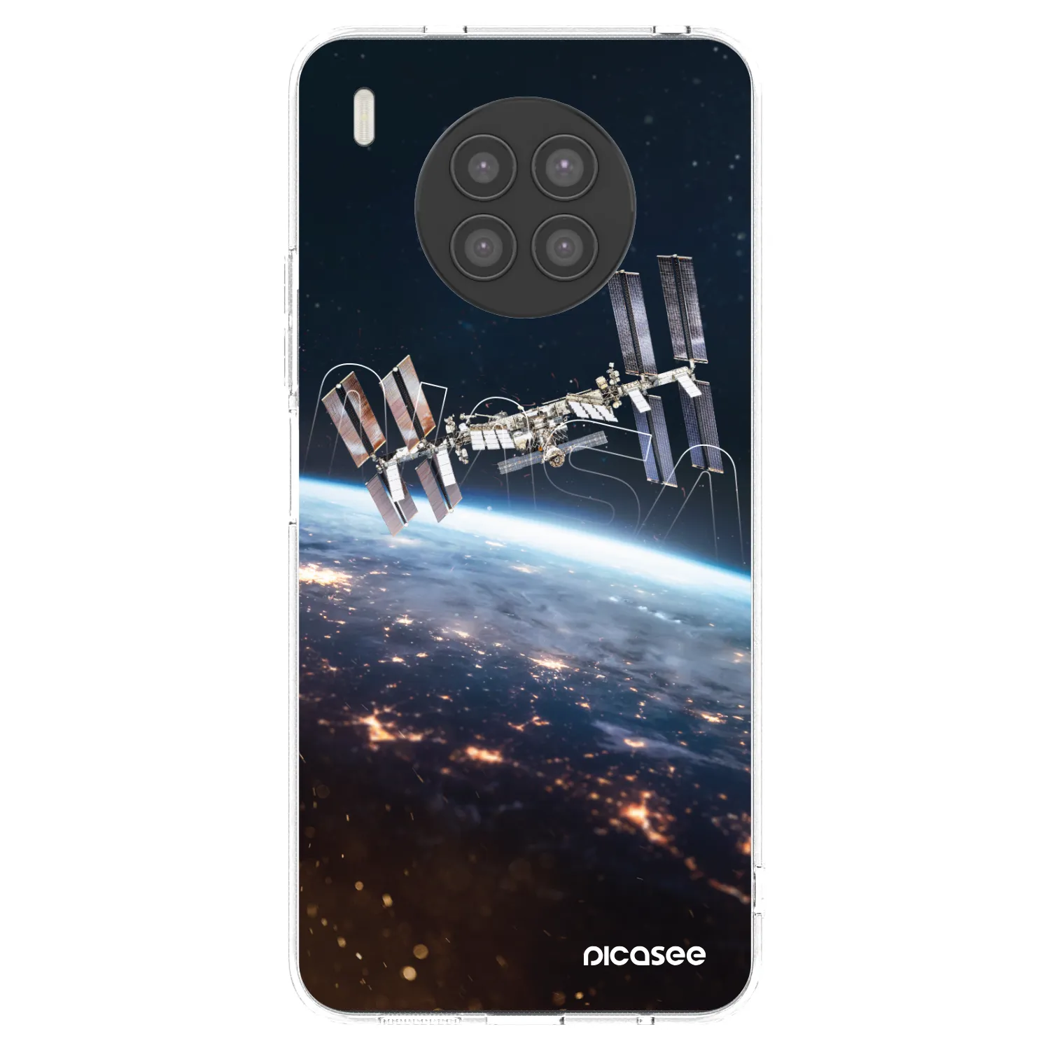 Picasee átlátszó szilikon tok az alábbi mobiltelefonokra Huawei Nova 8i - Station