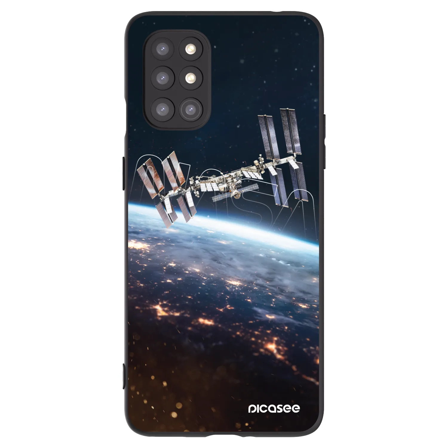 Picasee fekete szilikon tok az alábbi mobiltelefonokra OnePlus 8T - Station