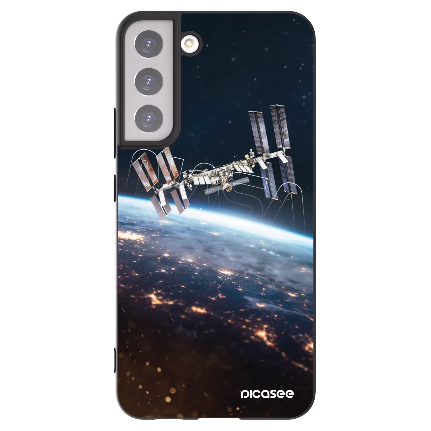 Picasee fekete szilikon tok az alábbi mobiltelefonokra Samsung Galaxy S22+ 5G - Station